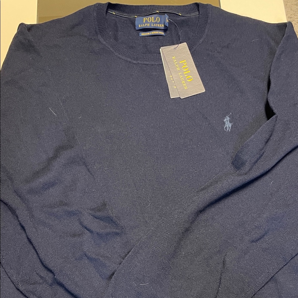 Ralph Lauren Blue Crewneck Sweater